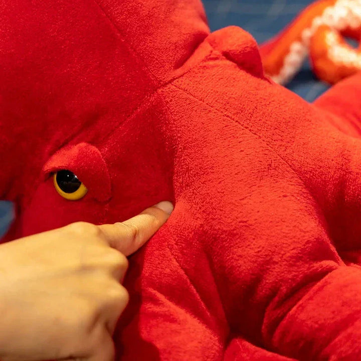 BowLift | Red Life-like Octopus Plushie