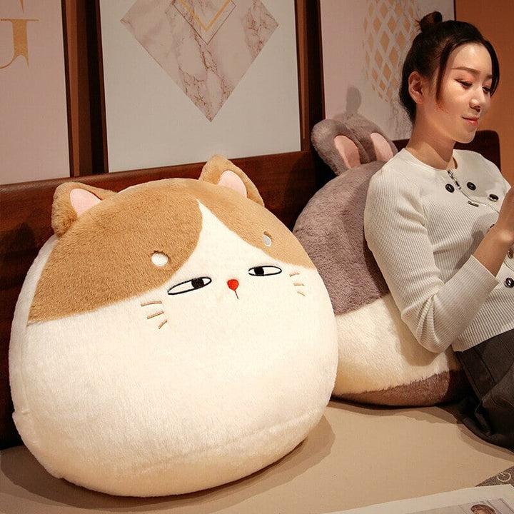 BowLift | Round Cat Bunny Fox Pillow Plushie Collection