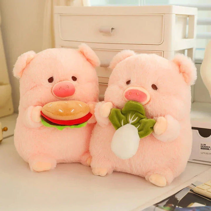 BowLift | Round Fluffy Chonky Piggy Plushie