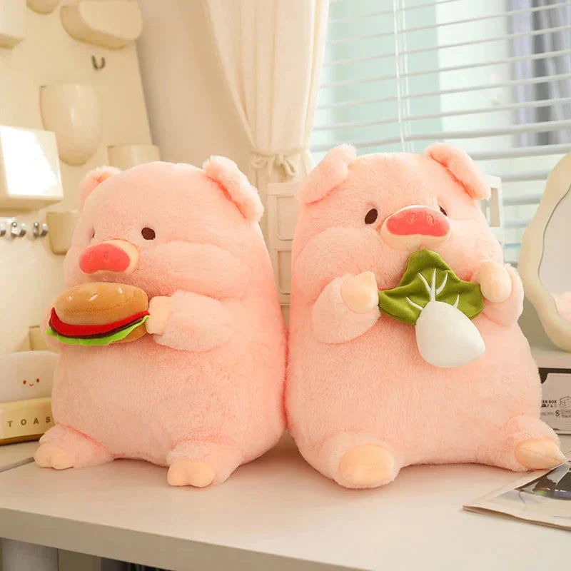 BowLift | Round Fluffy Chonky Piggy Plushie