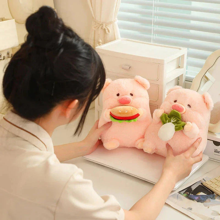 BowLift | Round Fluffy Chonky Piggy Plushie
