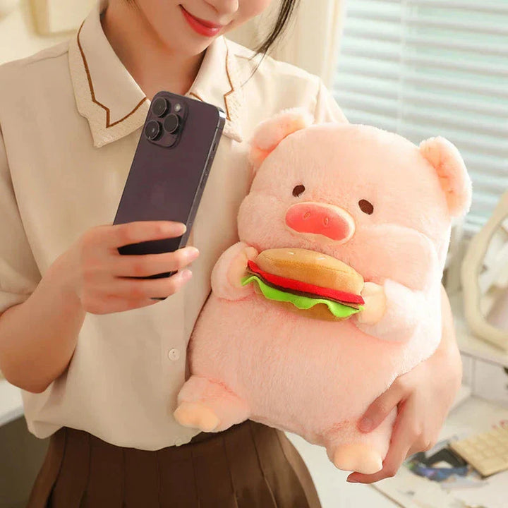 BowLift | Round Fluffy Chonky Piggy Plushie