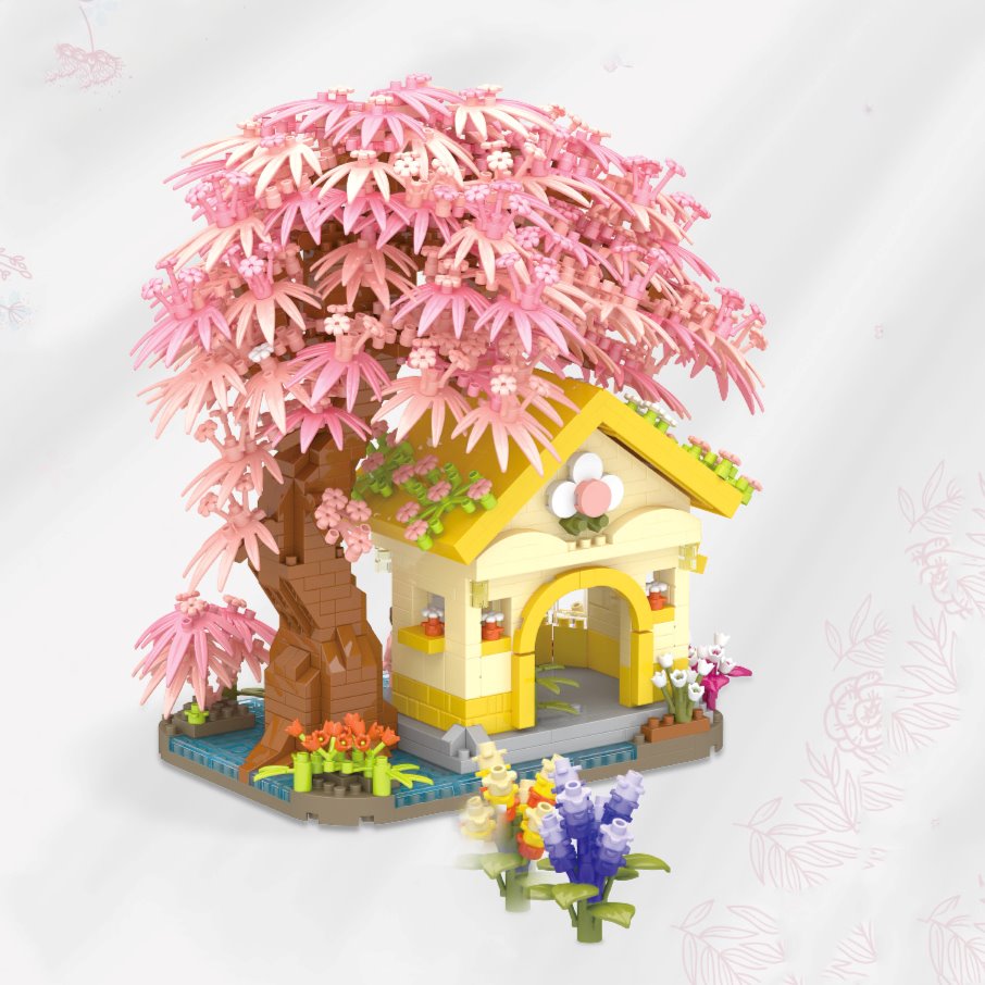 BowLift | Sakura Cottage Micro Building Set