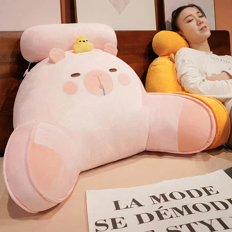 BowLift | Sleepy Capybara Resting Cushion Pillow