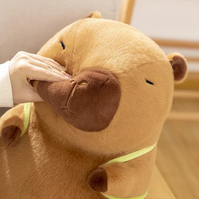 BowLift | Sleepy Capybara with Mahjong Backpack Plushie