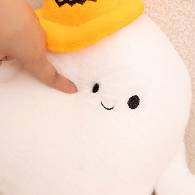 BowLift | Smiling Halloween Pumpkin Ghost Plush