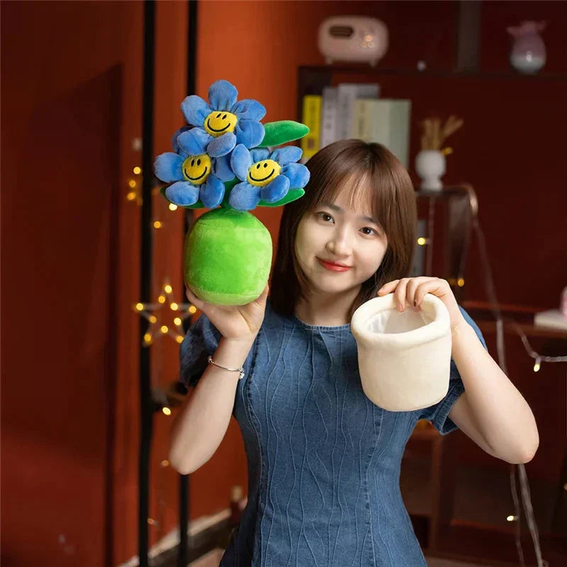 BowLift | Smiling Sunflower Flowerpot Plush