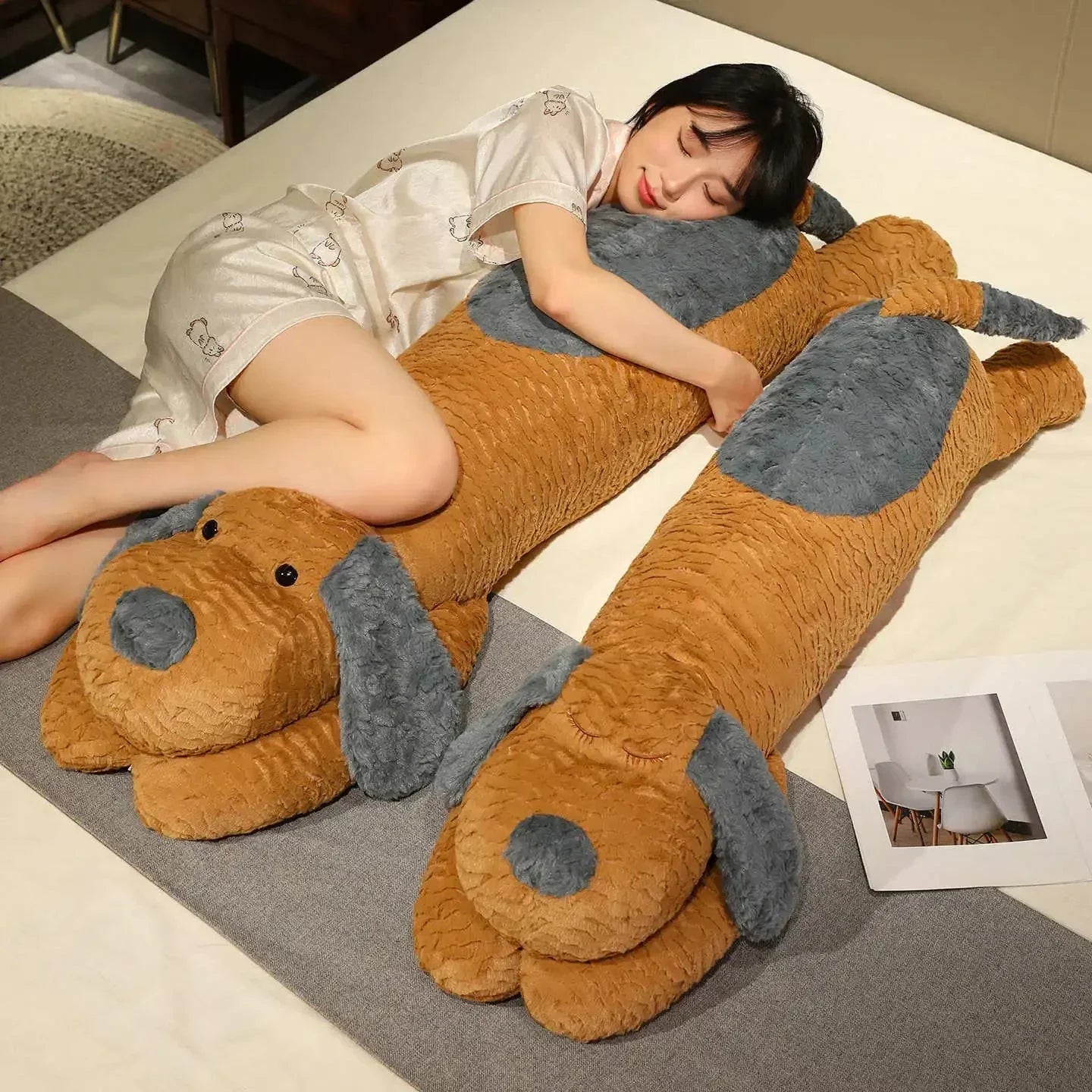 BowLift | Snoozie the Sleepy Puppy Hug Pillow