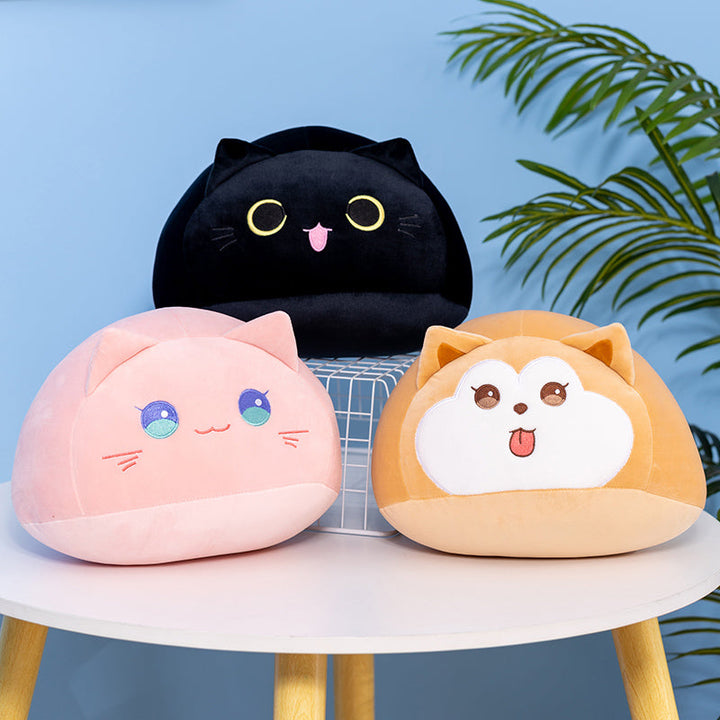 BowLift | Soft Pebble Cats & Dog Animal Plushies Collection
