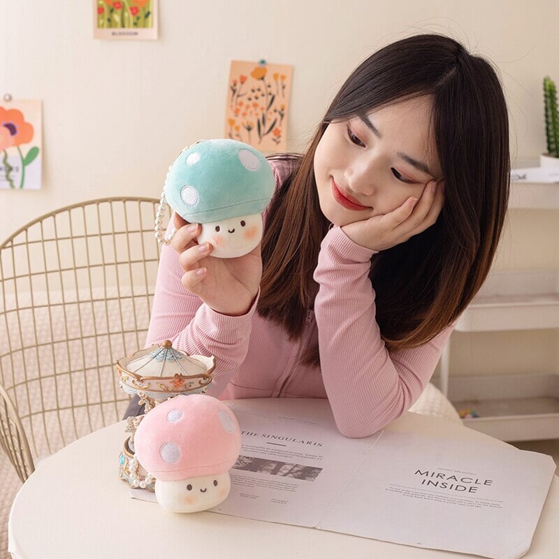 BowLift | Squishy Mushroom Friends Plushie Keychains