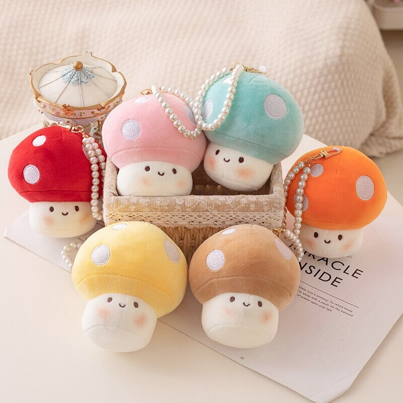 BowLift | Squishy Mushroom Friends Plushie Keychains