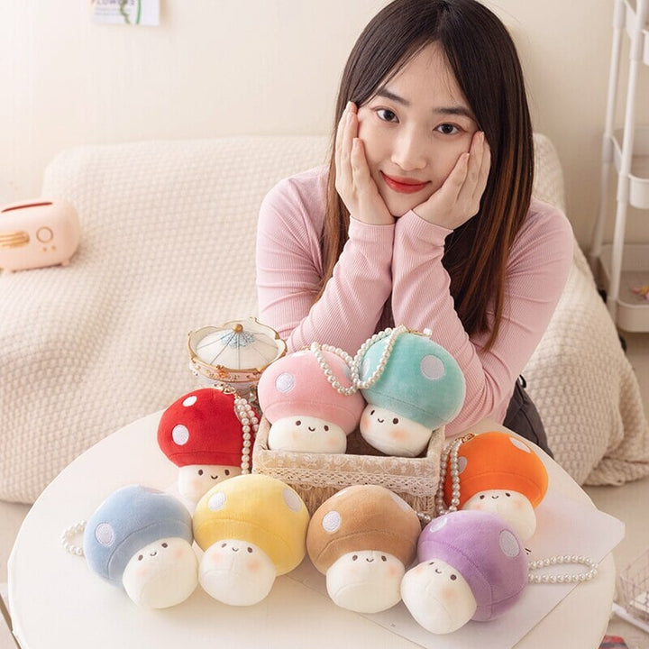 BowLift | Squishy Mushroom Friends Plushie Keychains