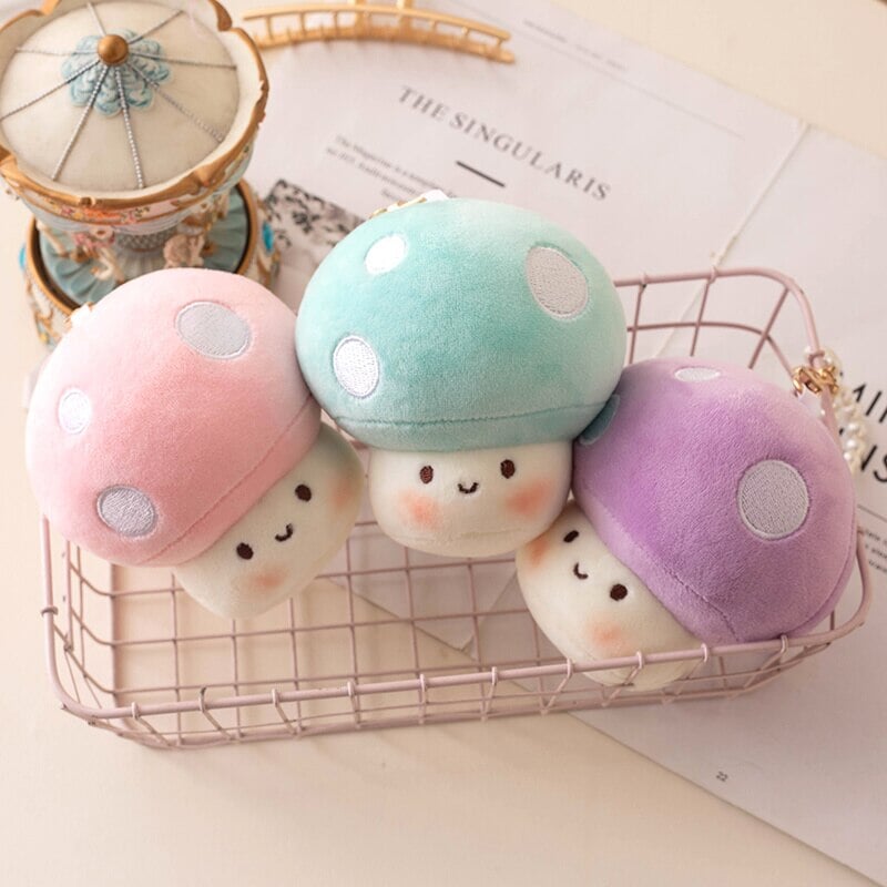 BowLift | Squishy Mushroom Friends Plushie Keychains