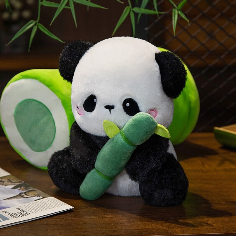 BowLift | Sze Sze the Panda Bamboo Hut Plushie