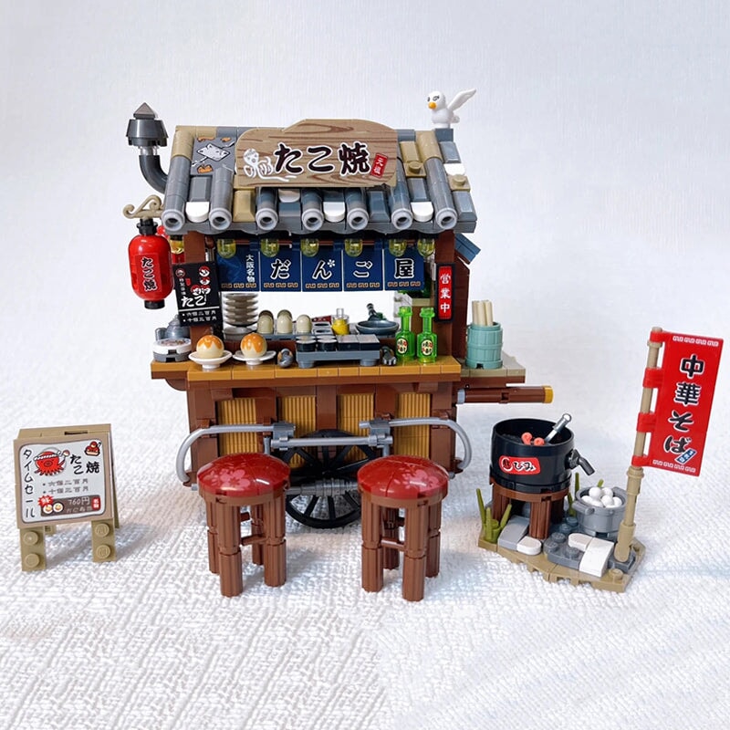 BowLift | Takoyaki & Noodle Asian Street Stall Nano Building Blocks