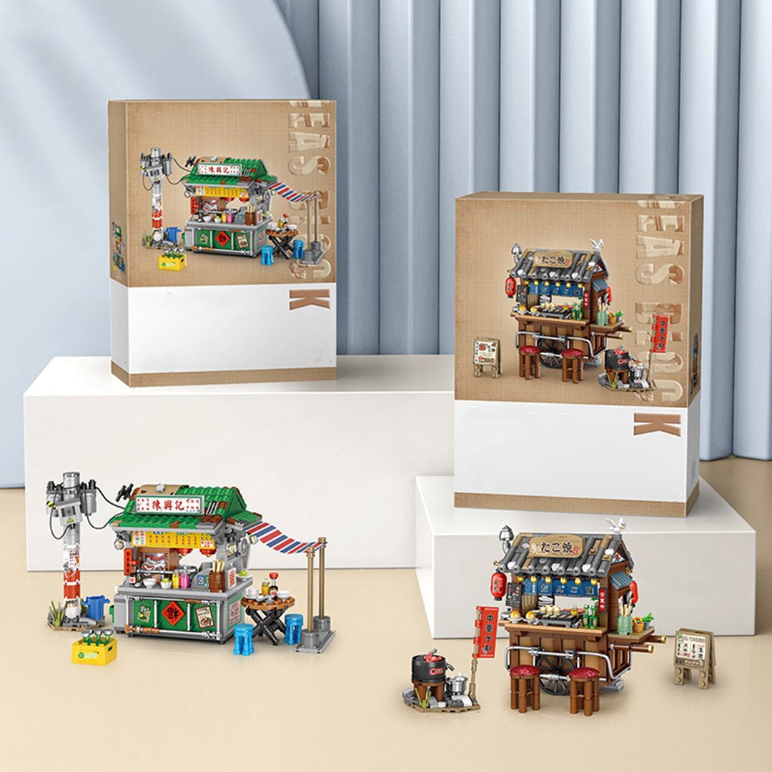 BowLift | Takoyaki & Noodle Asian Street Stall Nano Building Blocks