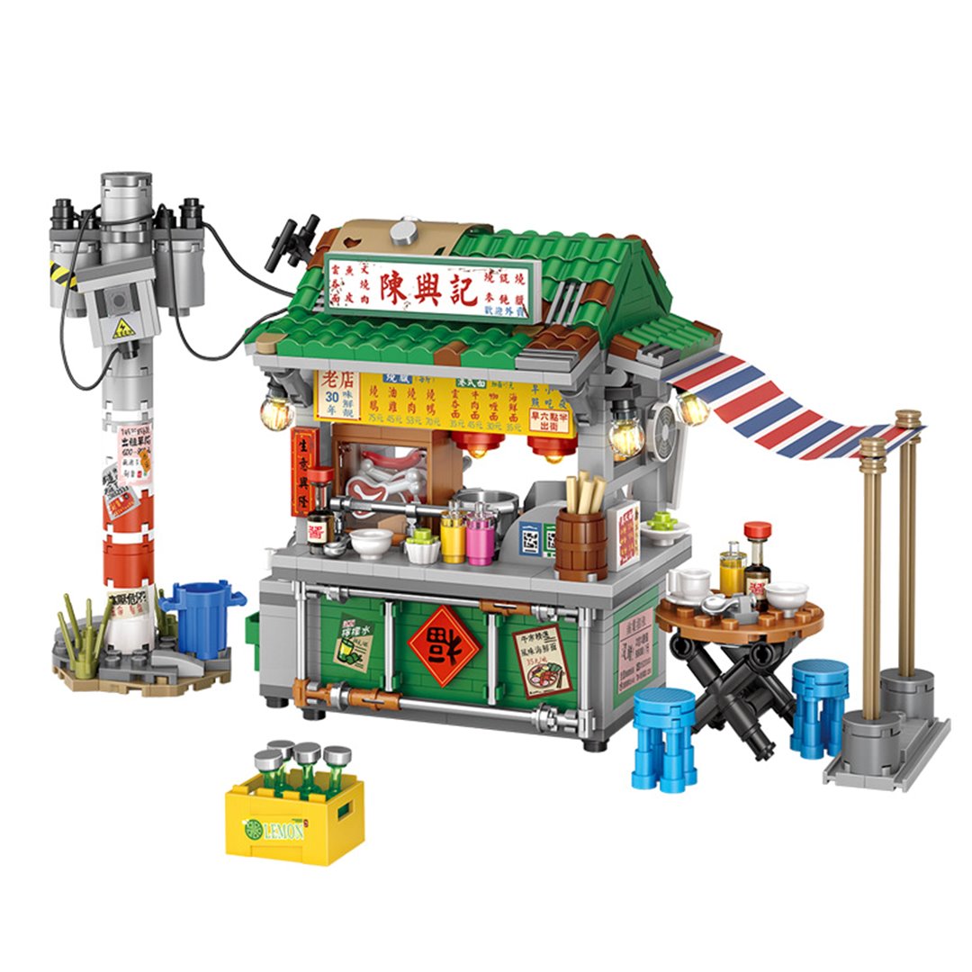 BowLift | Takoyaki & Noodle Asian Street Stall Nano Building Blocks