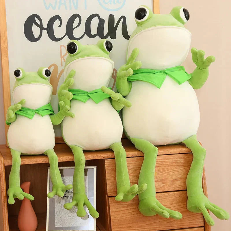 BowLift | Tito the Funny Green Frog Plush with Hat