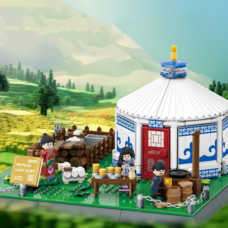 BowLift | Traditional Mongolian Ger Building Blocks