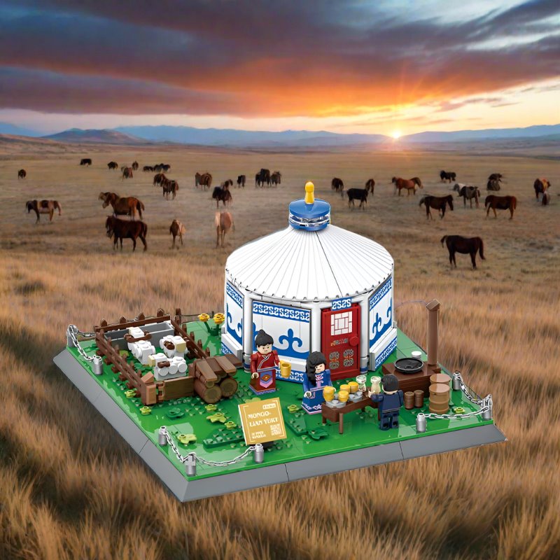 BowLift | Traditional Mongolian Ger Building Blocks