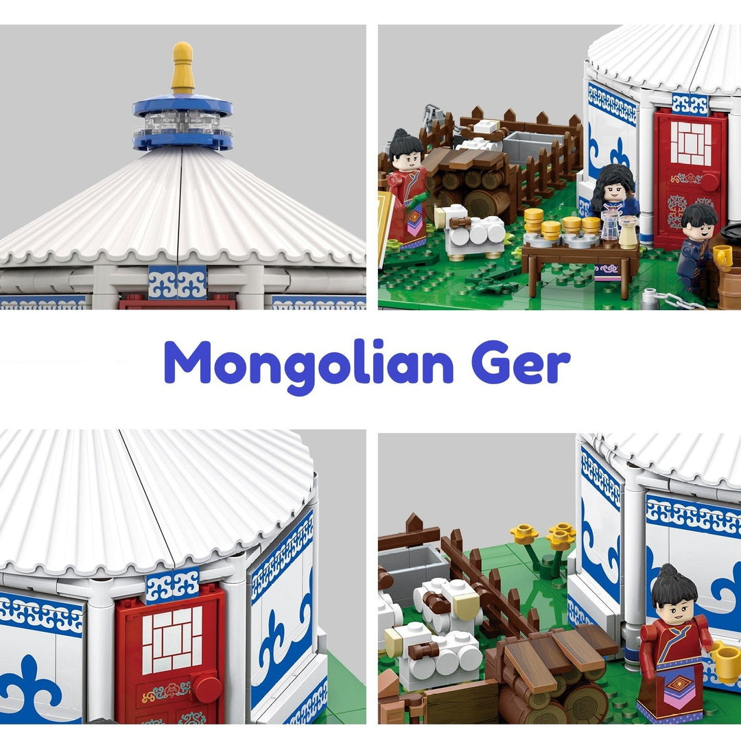 BowLift | Traditional Mongolian Ger Building Blocks