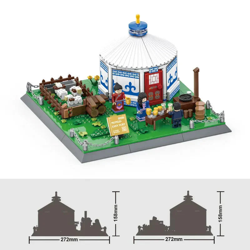 BowLift | Traditional Mongolian Ger Building Blocks