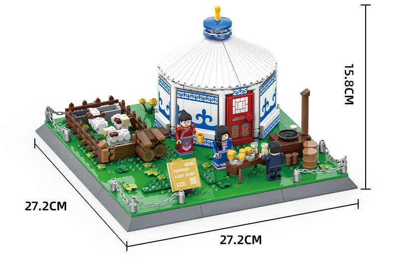 BowLift | Traditional Mongolian Ger Building Blocks