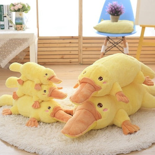 BowLift | Yellow Kawaii Long Snuggly Platypus Plushie