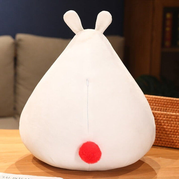 BowLift | Zuki the White Bunny Plushie with Mini Face