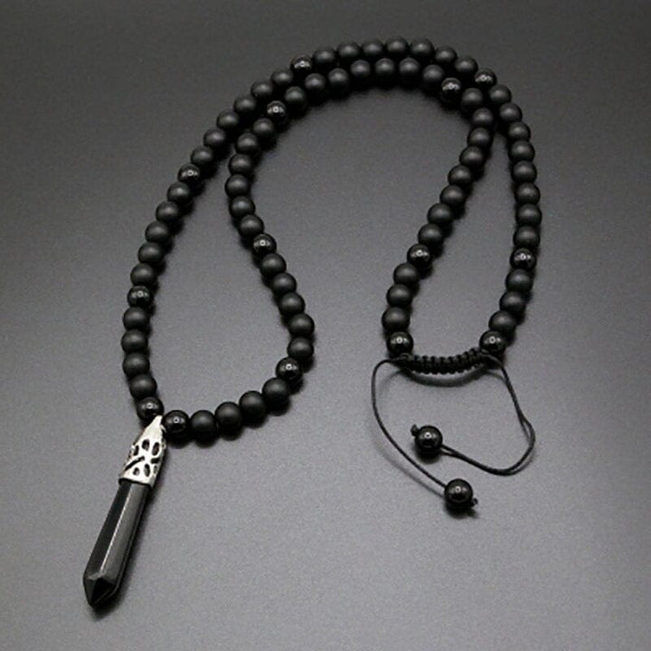Selene Onyx Mala Necklace - A Touch of Elegance Bowlift