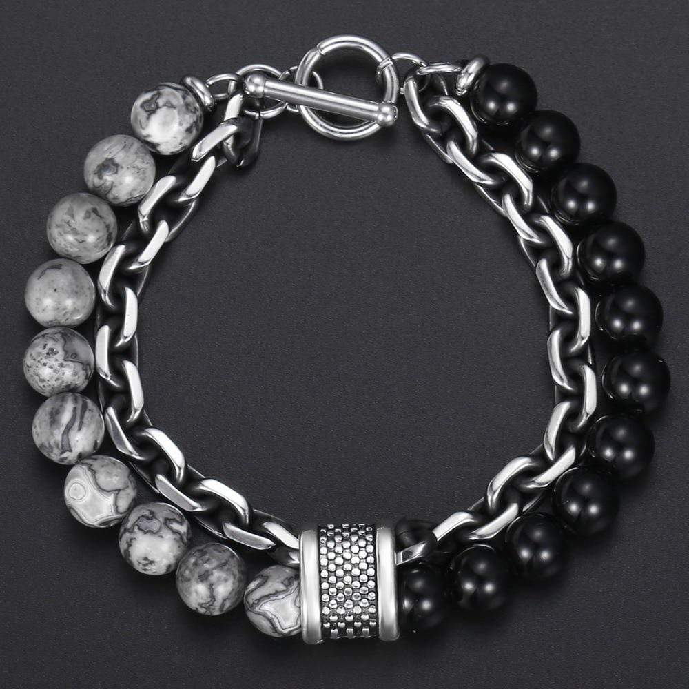 Darius Bracelet - Jaspis Bescherming voor Energie Bowlift