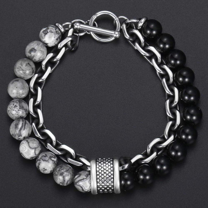 Darius Bracelet - Jaspis Bescherming voor Energie Bowlift