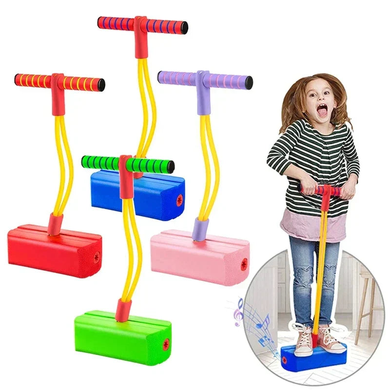BowLift | Spring Fun Balance Hopper – Safe Foam Pogo Stick for Kids