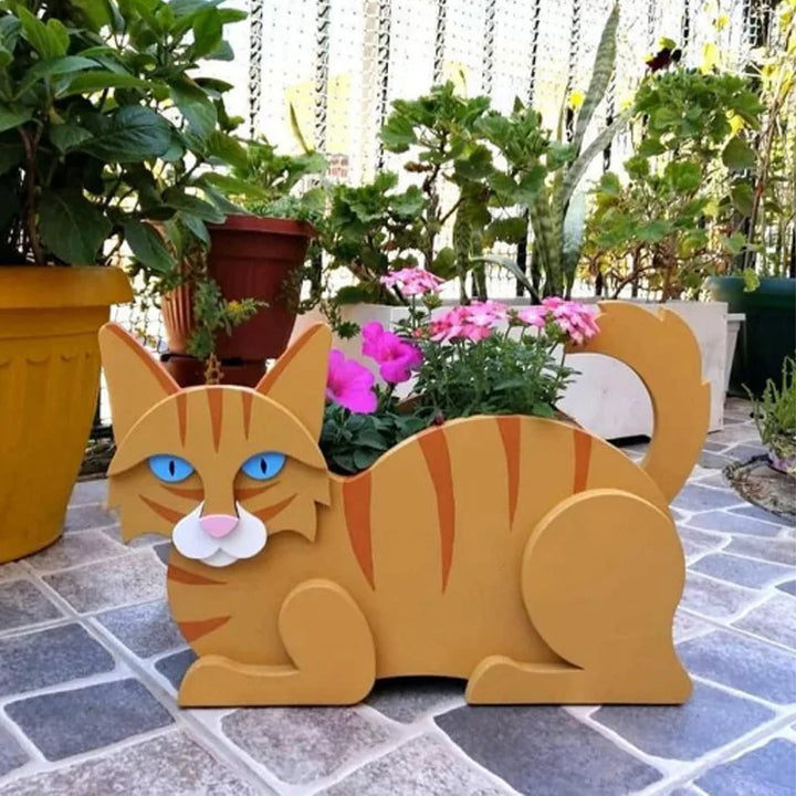 BowLift | KittyKraft Cat-Shaped DIY Garden Pot