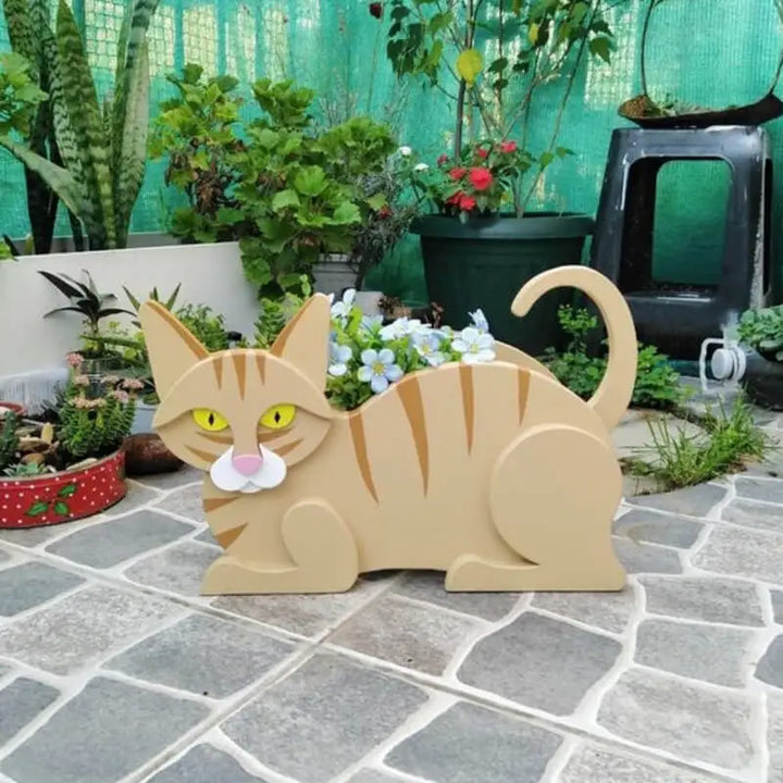 BowLift | KittyKraft Cat-Shaped DIY Garden Pot
