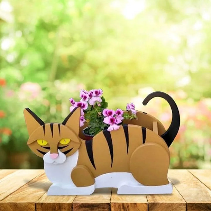 BowLift | KittyKraft Cat-Shaped DIY Garden Pot