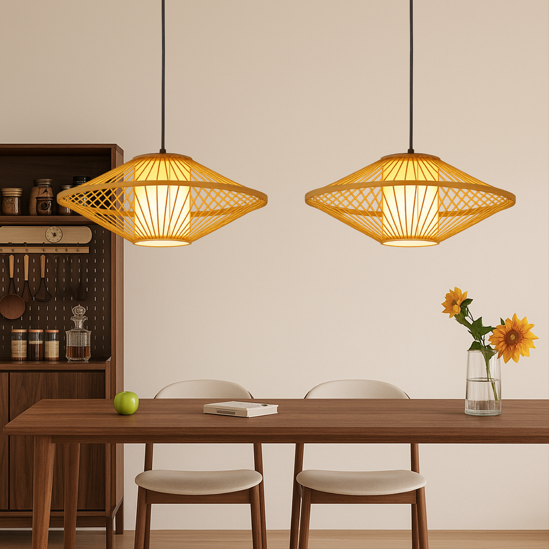 BowLift | Japanese Bamboo Hanging Lamp