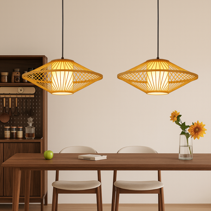BowLift | Japanese Bamboo Hanging Lamp