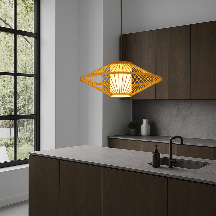 BowLift | Japanese Bamboo Hanging Lamp