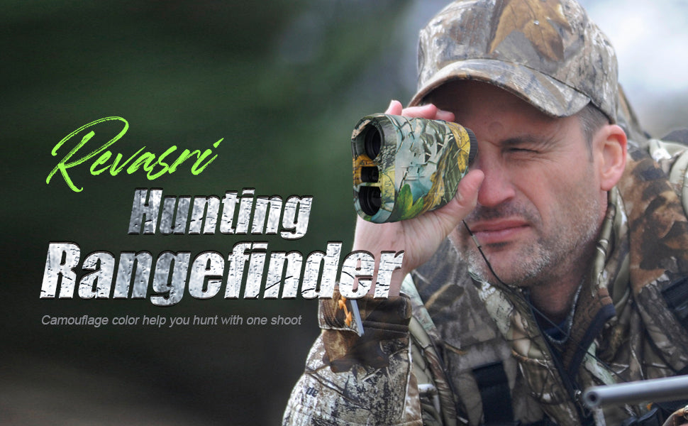 BowLift | Laser Distance Meter TERRAVIEW 1000 | Up to 1000 m range | Camouflage design | Waterproof & Rechargeable | For hunting & outdoor