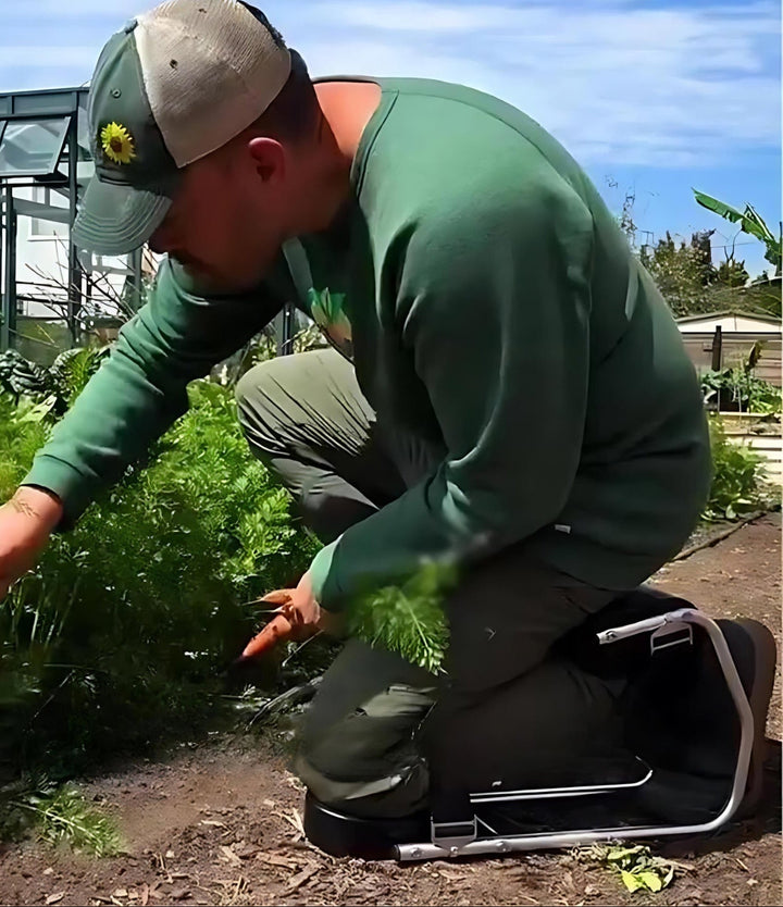 BowLift | Portable Garden Knee Pad and Stool - GardenEase Duo