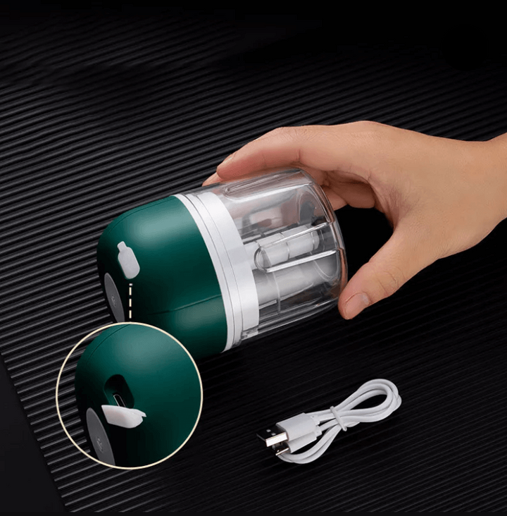 ChopEase Electric Garlic Press – USB Rechargeable – Compact & Powerful – 250ml | Bowlift