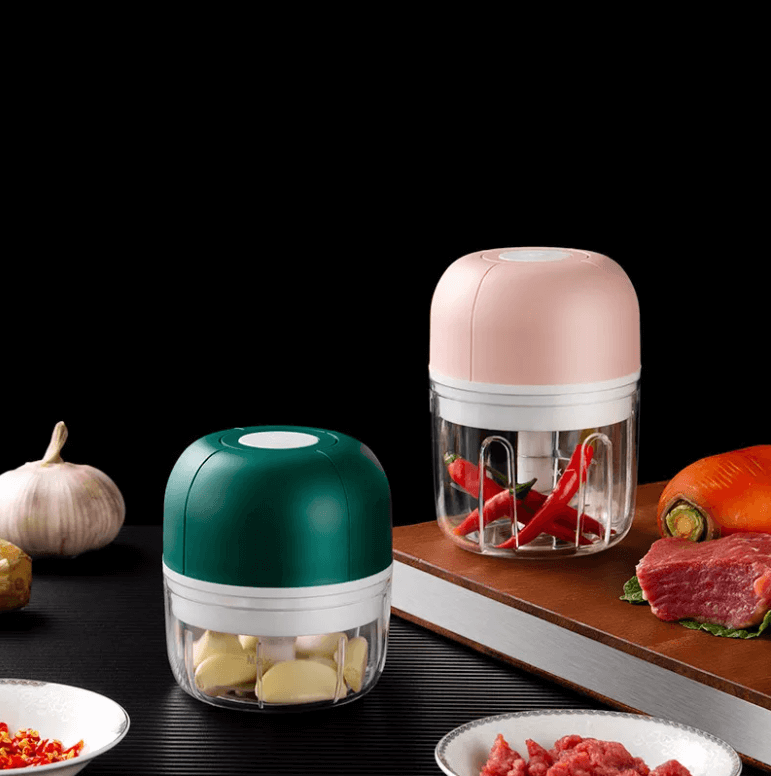 ChopEase Electric Garlic Press – USB Rechargeable – Compact & Powerful – 250ml | Bowlift