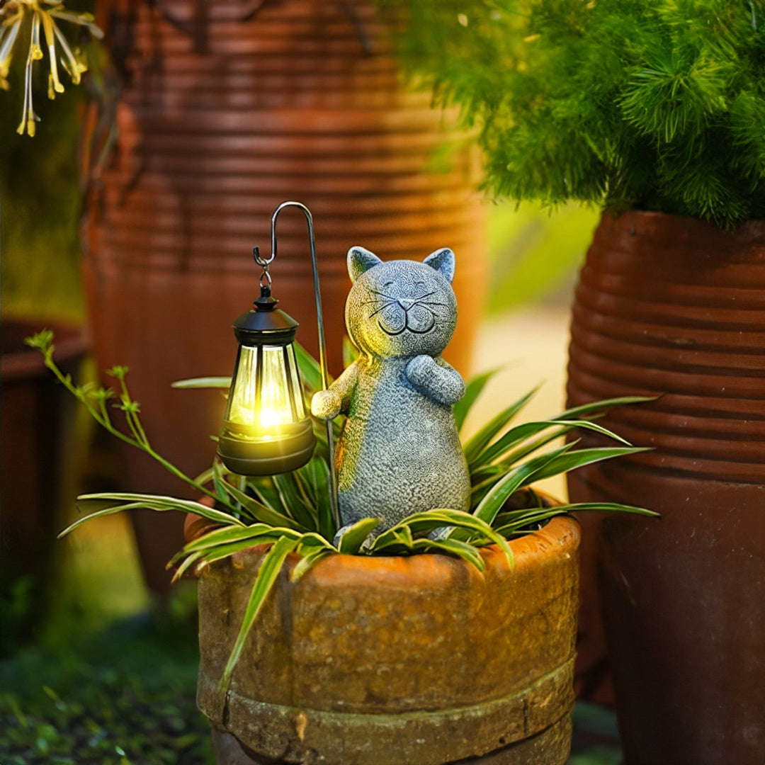 BowLift | GlowPaw - Golden Cat with Soft Glow