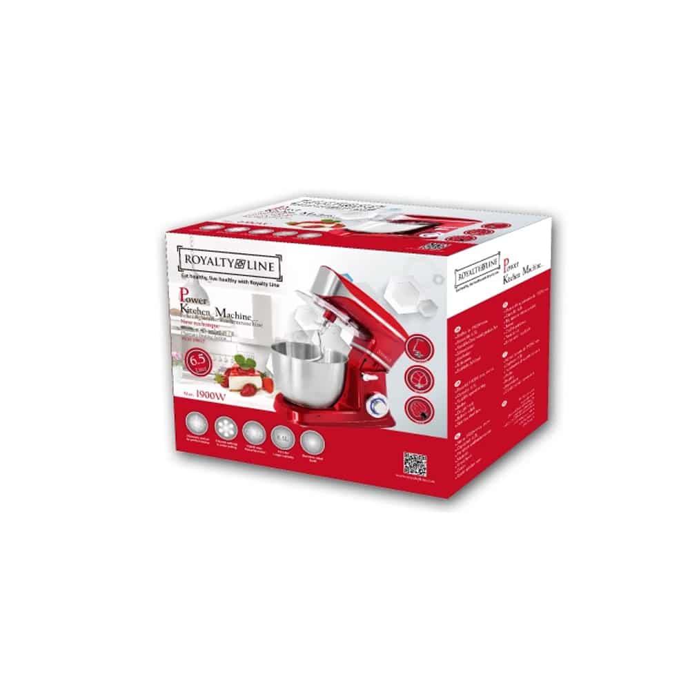 Royalty Line Kitchen Machine 1,900 W 6.5 Liter (Mixer) | Bowlift