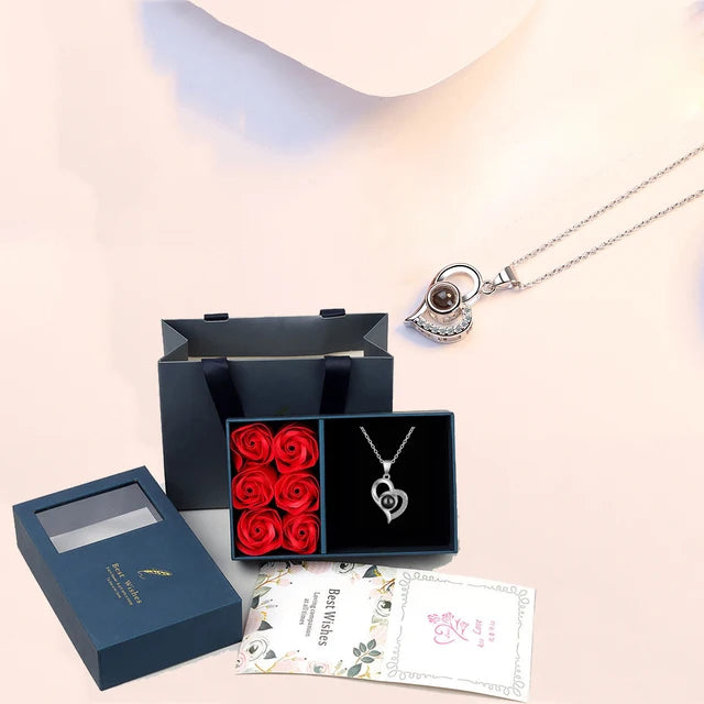 BowLift | 100 Languages "I Love You" Necklace