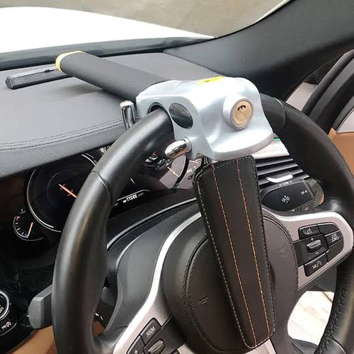 Adjustable Steering Wheel Lock with Triple Locking – Strong Theft Prevention | Bowlift