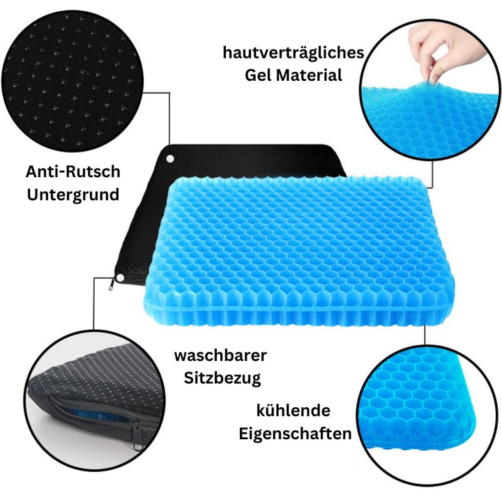 BowLift | ErgoPad - ergonomic gel seat cushion