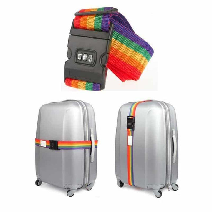 Colorful luggage belt with or without combination lock | Bowlift