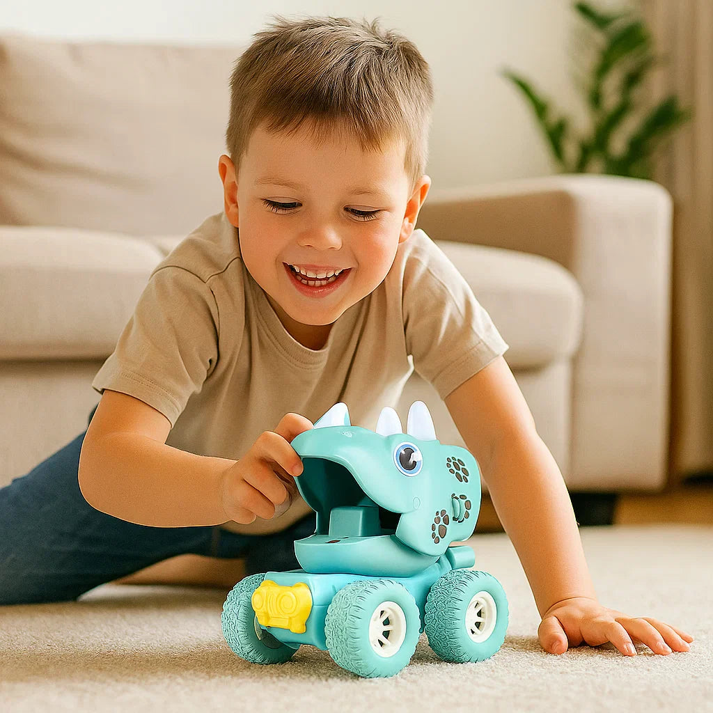 BowLift | PUSH & DRIVE DINO MONSTER TRUCKS